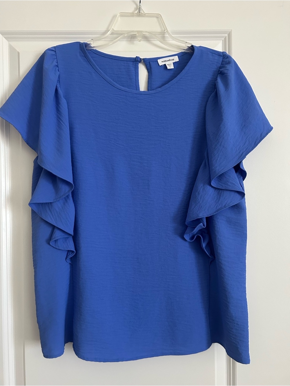 mittoshop Ruffle Sleeve Blouse